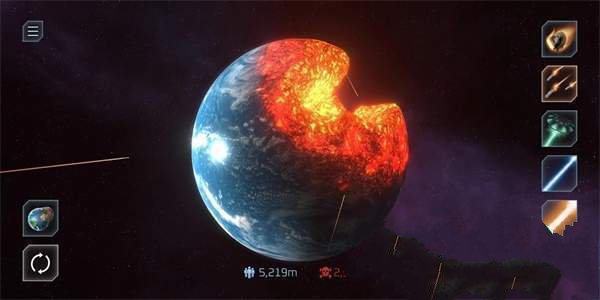 星球爆炸模拟器有六个星球版本截图