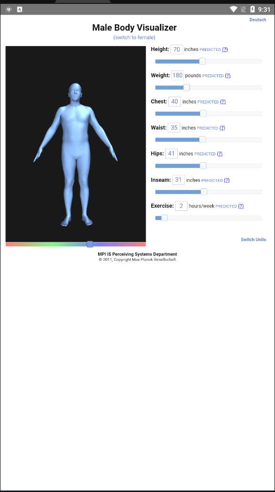 bodyvisualizer身材模拟器截图